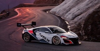 Acura NSX racing test session  Acura NSX racing test session