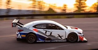 Side view of  Acura 2019 RealTime Racing TLX GT at Pikes Peaks Side view of  Acura 2019 RealTime Racing TLX GT at Pikes Peaks
