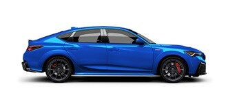 2026 Acura Integra Type S shown in Double Apex Blue. 2026 Acura Integra Type S shown in Double Apex Blue.