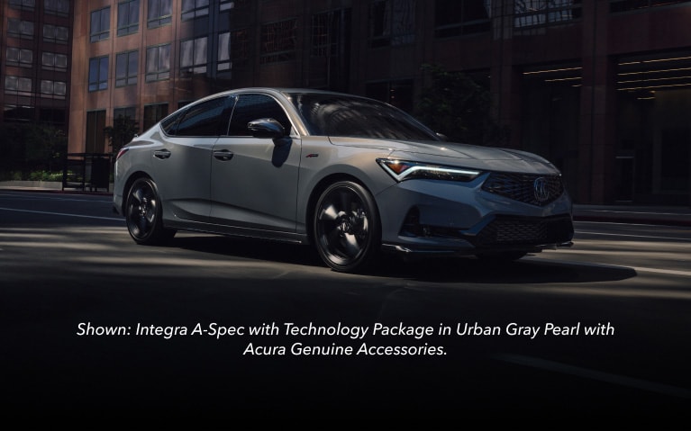 2026 Acura Integra A-Spec with Technology Package in Urban Gray Pearl with Acura Genuine Accessories 2026 Acura Integra A-Spec with Technology Package in Urban Gray Pearl with Acura Genuine Accessories