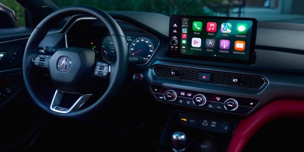 2026 Acura Integra interior dashboard view 2026 Acura Integra interior dashboard view