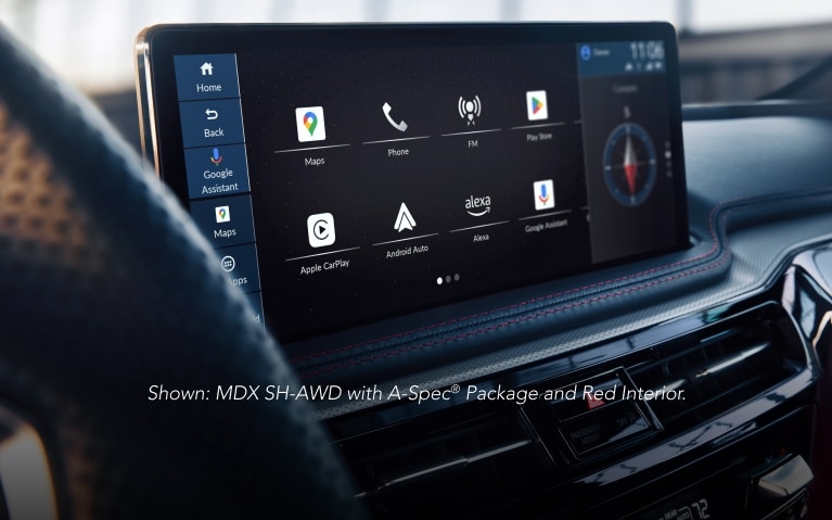 2026 Acura MDX SH-AWD A-Spec® Package and Red Interior with Google built-in 2026 Acura MDX SH-AWD A-Spec® Package and Red Interior with Google built-in