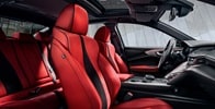 2025 Acura TLX A-Spec exclusive interior puts you and your passengers in NSX-inspired. 2025 Acura TLX A-Spec exclusive interior puts you and your passengers in NSX-inspired.