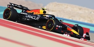 Oracle Red Bull Racing Team vehicle on the race track Oracle Red Bull Racing Team vehicle on the race track