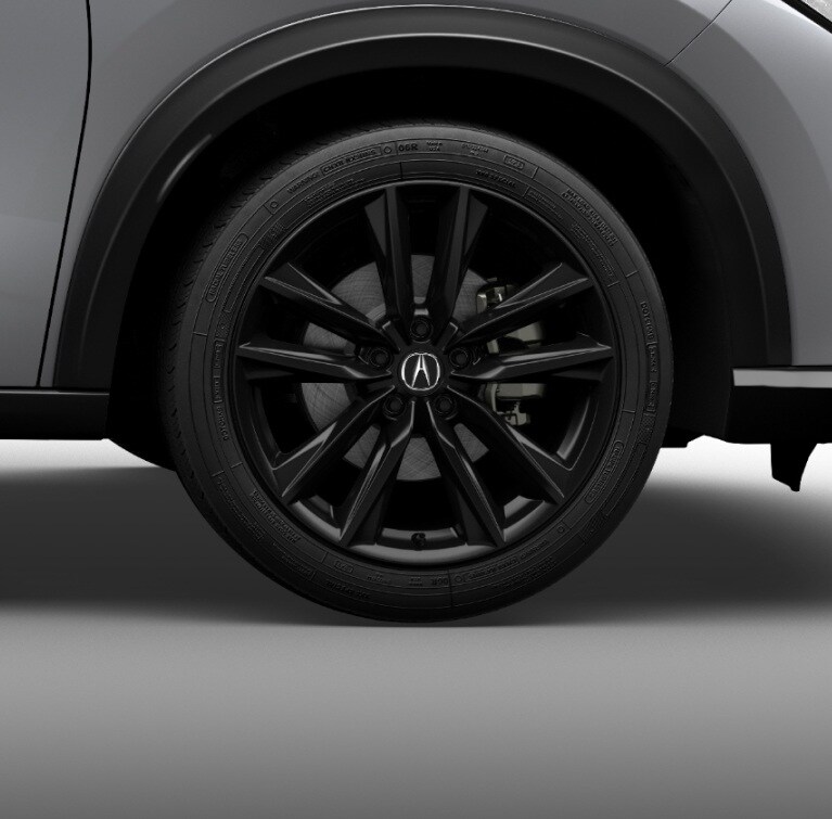 2026 Acura ADX with 19-in Berlina Black Alloy Wheels. 2026 Acura ADX with 19-in Berlina Black Alloy Wheels.