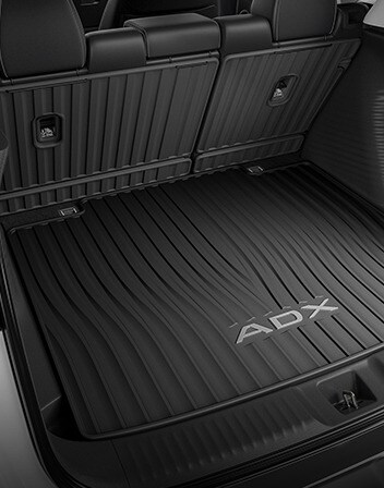 2026 Acura ADX Interior featuring the Seat Back Protectors accessories. 2026 Acura ADX Interior featuring the Seat Back Protectors accessories.