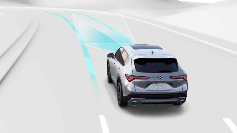 2026 Acura ADX featuring the Lane Keeping Assist System. 2026 Acura ADX featuring the Lane Keeping Assist System.