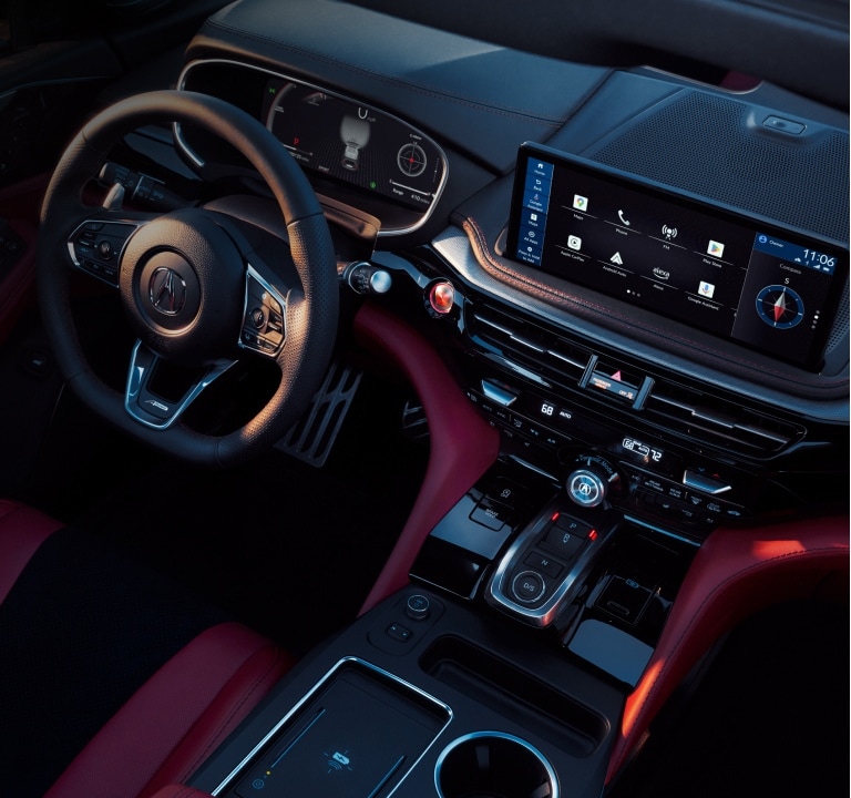 2026 Acura MDX A-Spec premium leather-trimmed interior 2026 Acura MDX A-Spec premium leather-trimmed interior