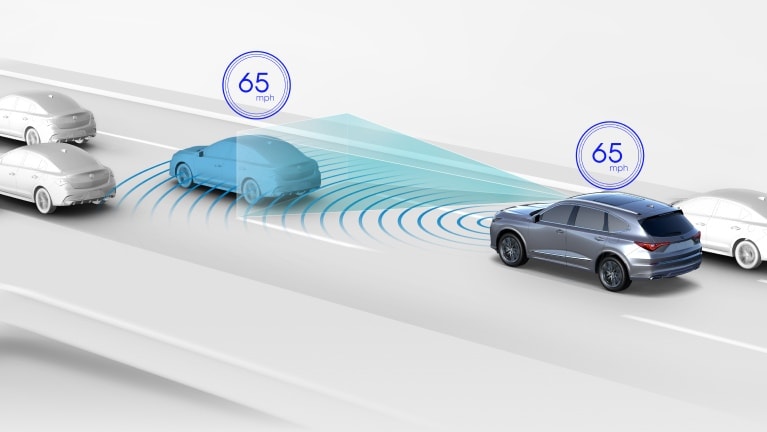 2026 Acura MDX Adaptive Cruise Control with Low-Speed Follow 2026 Acura MDX Adaptive Cruise Control with Low-Speed Follow