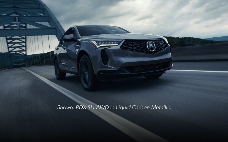 Acura 2026 RDX with A-Spec Advance Package with Orchid Interior, showing 272-HP* VTEC® Turbo engine. Acura 2026 RDX with A-Spec Advance Package with Orchid Interior, showing 272-HP* VTEC® Turbo engine.