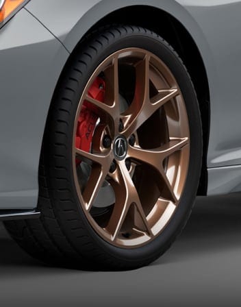 2025 Acura TLX Type S Accessory 20-in Copper Alloy Wheels. 2025 Acura TLX Type S Accessory 20-in Copper Alloy Wheels.