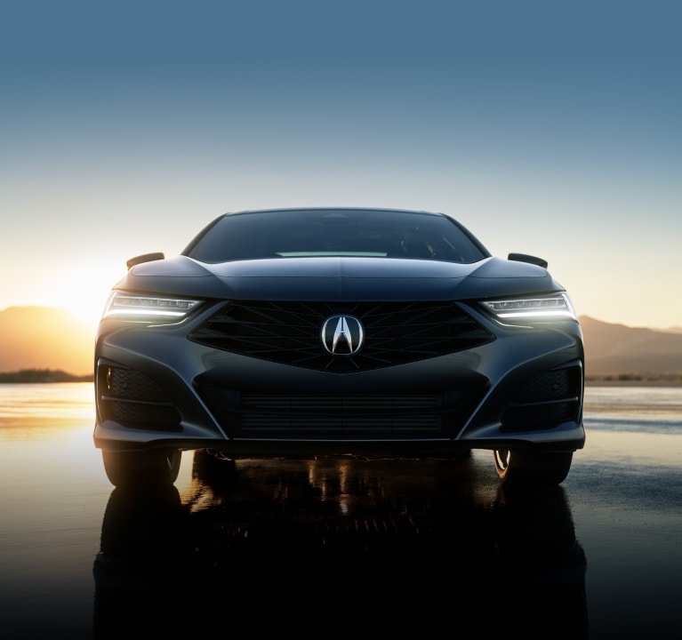 2025 Acura TLX Technology Package in Urban Gray Pearl Jewel Eye® LED Headlights detail. 2025 Acura TLX Technology Package in Urban Gray Pearl Jewel Eye® LED Headlights detail.