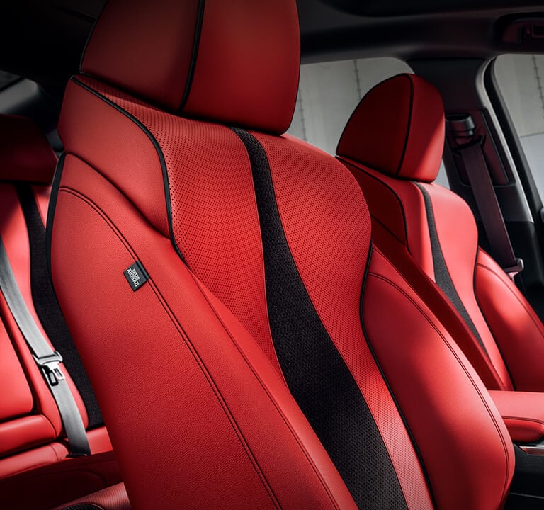 2025 Acura TLX A-Spec Package with Red interior seats and ultrasuede-trim interior. 2025 Acura TLX A-Spec Package with Red interior seats and ultrasuede-trim interior.