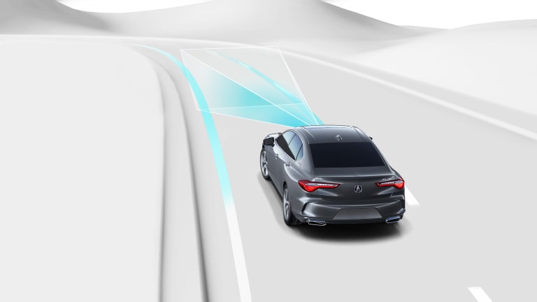 2025 Acura TLX with Road Departure Mitigation CGI. 2025 Acura TLX with Road Departure Mitigation CGI.