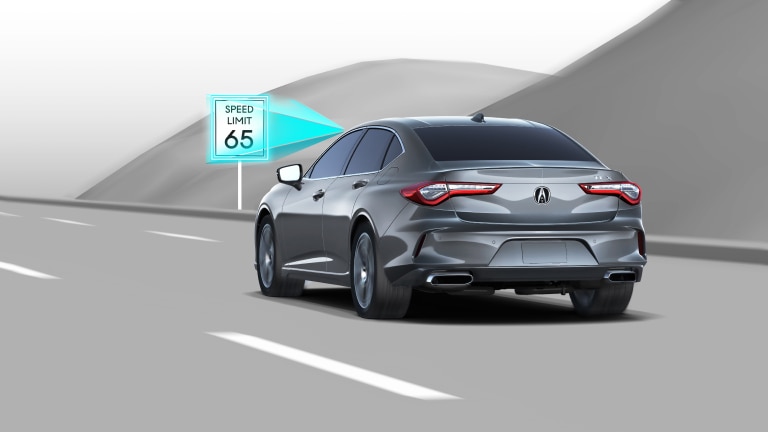 2025 Acura TLX with Traffic Sign Recognition CGI. 2025 Acura TLX with Traffic Sign Recognition CGI.
